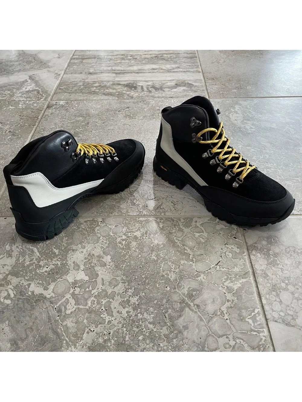 J. Linderberg Hiker High Boots in Black, Size 42 New in Box